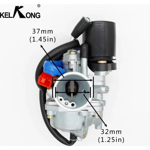 KELKONG 19mm Carburetor Moped Carb for 2 Stroke Piaggio Zip For Yamaha Jog 50 50cc Scooter 50cc 70cc 90cc Mini Carb ATV 1E40QMB