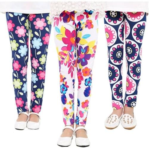 Leggings For Girls Print Flower Kids Girls Pants Childrens Leggings Star Print Dot Girl Leggings Pants