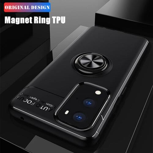 ShockProof Case for OnePlus 8 7T 8T Nord 7 Pro 6T 6 Magnet Stand Ring Soft TPU Case Cover on For One Plus Nord 8 7T 7 Pro 6T 6