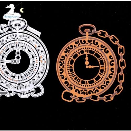 Bunnymoon 2020 clock Metal Cutting Dies Stencils for DIY Scrapbooking/photo Album stamps Decorative Embossing DIY Paper Card
