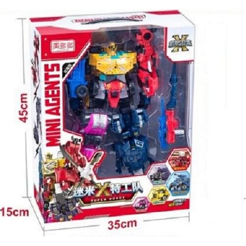 MiniForce X Transformation Toy 6 Styles Mini Agent Toys X Volt Semey Air Force Action Figure Set Holiday Gifts for kid play