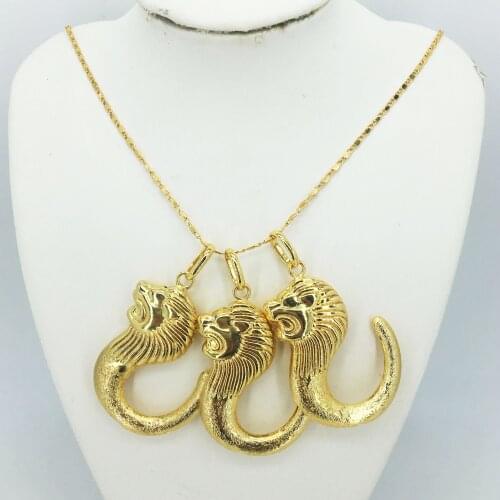 Wholesale Fashion Pendant / Necklace 24K gold jewelry set for womens birthday Travel Gift bridal accessories