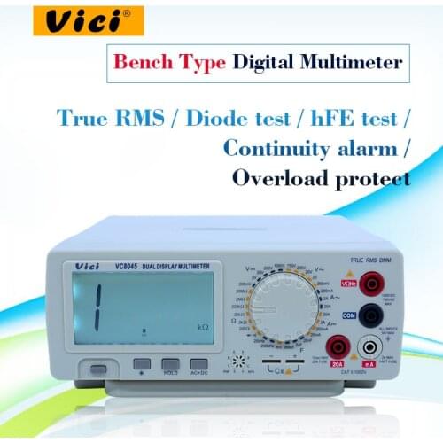 HIgh precison Digital Multimeter Bench Top 4 1/2 True RMS DCV/ACV/DCA/ACA DKTD0122 precision desktop multimeter Vici VC8045