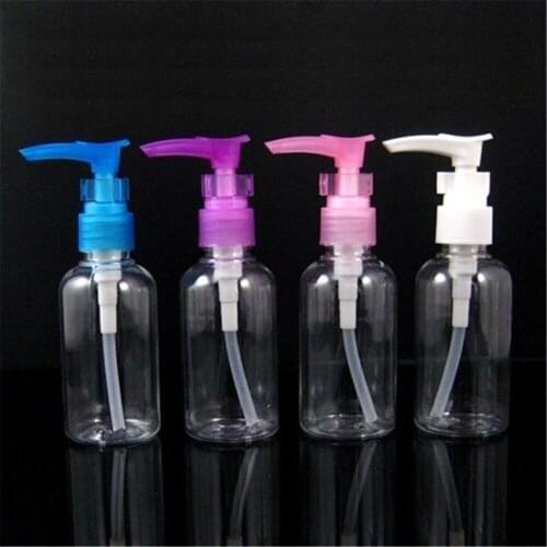 Plastic Pressure Mouth Points Bottling Cosmetic Press Lotion Bottle 100ml