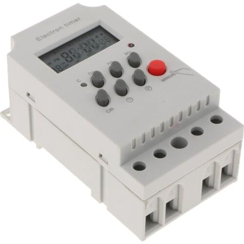 LCD Screen Programmable Mini Timer Switch Time Relay Load High Power Relay AC/DC 12V