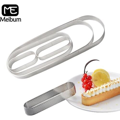 Various Oval Stainless Steel Pizza Mould Tart Ring French Fruit Cream Pie Pan Cheese Mousse Dessert Cake Mold Baking Tool