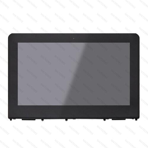 11.6'' LCD Touch Screen Glass Assembly with Bezel For HP X360 11-AB 11-AB011DX 11-ab005nf 11-ab001na 11-ab000na 906791-001