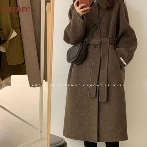 WJJDFC Women's Cashmere Coats