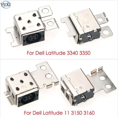 YuXi 1pc DC Power Jack Connector Port For Dell Latitude 3340 3350 50.4OA05.011 0GFNMP GFNMP 11 3150 3160 DC Power Socket Plug