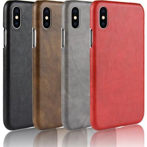 30PCS Ultra Thin Leather Case For iPhone 8 7 6s Plus Business Style Case For iPhone X Back Protector