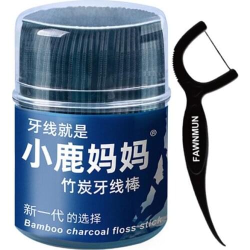50 Pieces Of Toothpick Floss For Cleaning Between Teeth Oral Cleaning Care Disposable Flossing Toothpicks TSLM1