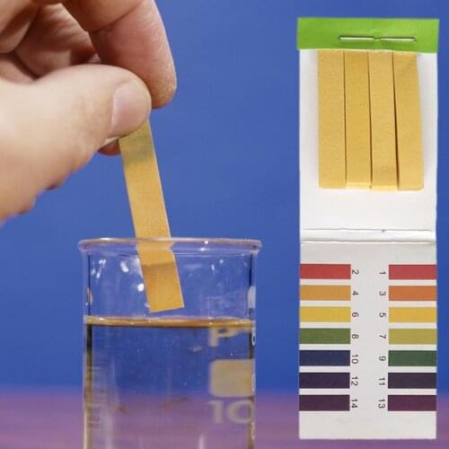 80Pcs pH Test Strips Universal Full Range Litmus Paper 1-14 Acidic Alkaline Indicator Food Lab Soil Aquarium Water Tester C42