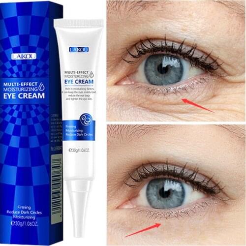 LAIKOU Anti Wrinkle Eye Cream Multi-effect Moisturizing Tighten Anti Aging Remove Eye Bag Dark Circle Fade Fine Lines Skin Care