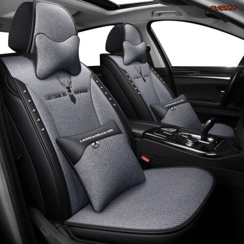 KAHOOL flax car seat covers for Ford Focus 2 3 Fushion Ranger mondeo Fiesta Edge Explore Kuga fiesta fusion car seats