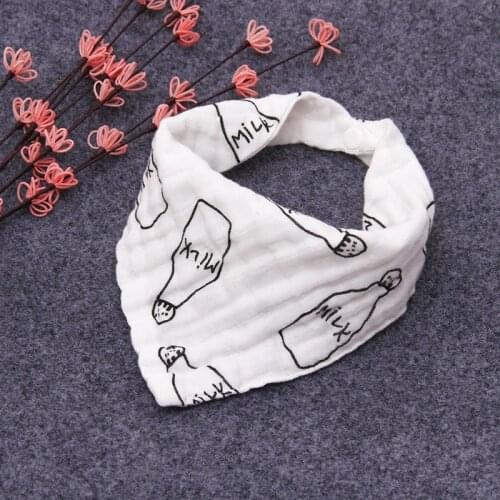 Baby Bibs Boy Girl Bandana Water Absorb Bib Burp Cloth Triangle Cotton Baby Scarf Burp Baby Christmas Accessories