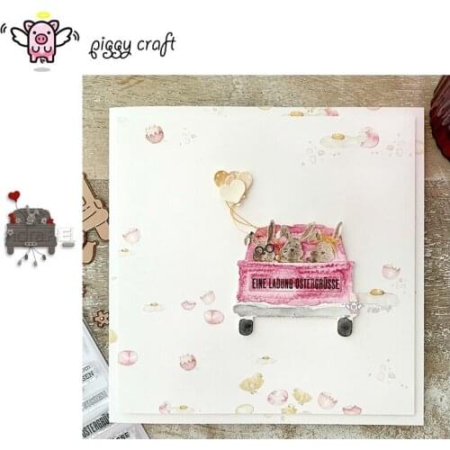 Piggy Craft metal cutting dies cut die mold Bunny balloon car Scrapbook paper craft knife mould blade punch stencils dies