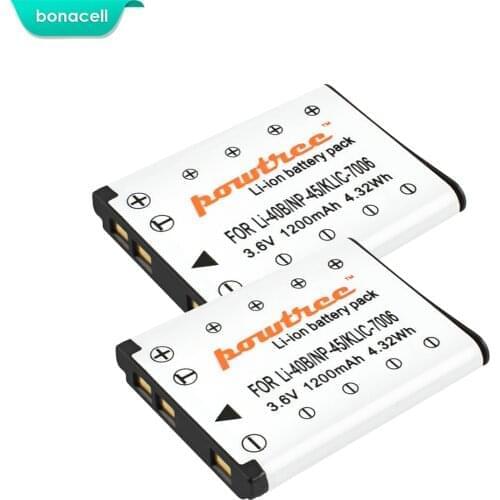 Bonacell NP-45,NP-45A NP-45S NP45,NP45A LI40B Battery for Fujifilm FinePix Z30,Z10fd,Z250fd,Z110,Z700EXR,J10,J120,JV100 L10