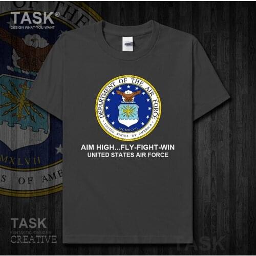 Air Force America Air Force United States of America USAF USA US t shirt new Tops Short sleeve country Army Tactical Military 01