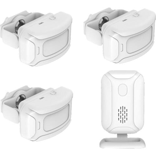 Shop Welcome Motion IR Infrared Sensor Doorbell Distance Reach 280 Meters Sensor Home Hotel Entry Security Doorbell Radio