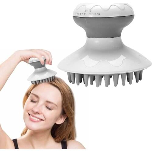 Head Electric Scalp Shiatsu Massager Pressure Points Relieve Stress Promote Blood Circulation Hair Growth Massage Relax Comb New