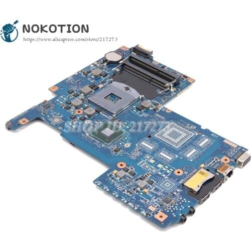 NOKOTION For Toshiba Satellite C675 C670 Laptop Motherboard HM65 GMA HD DDR3 H000033480 Main Board