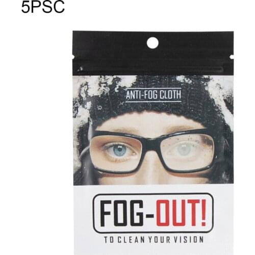 Microfiber Reusable Anti-Fog Wipes Glasses Pre-Moistened Antifog Lens Cloth Defogger Eyeglass Wipe Prevent Fogging For Glasses