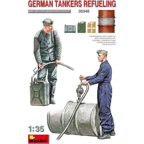 MiniArt 35348 1/35 Scale "German Tankers Refueling" Model Kit