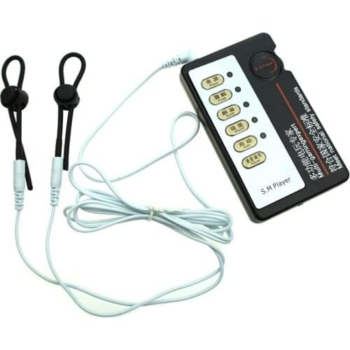 Newest Women The pulse Shock Nipple Clamps Fetish Erotic Toys Silicone Nipple Clips For Female Adult Games Sex Toy For Couples