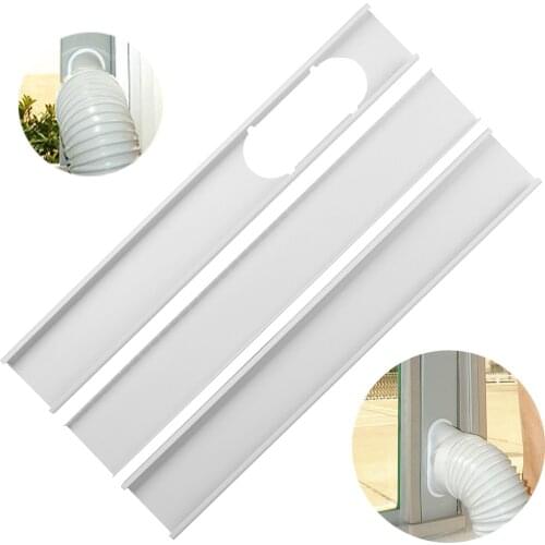 Mobile Air Conditioner Cover Universal Adjustable Windshield Baffle Shield Wind Window Sealing Plate Splint Deflector Baffle