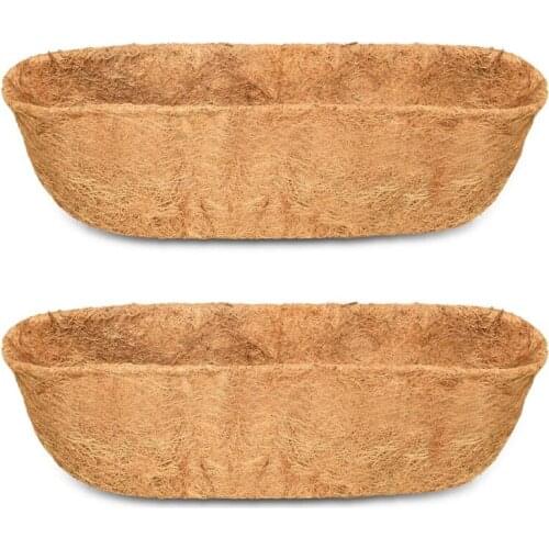 Coco Pads For Growers Natural Coconut Coir Flower Pots Garden Flower And Vegetable Pots Suitable For Window Flower Boxes