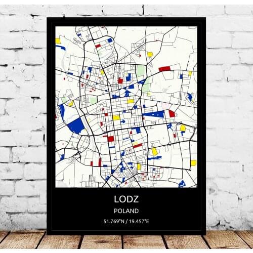 Poland City Lodz Poster