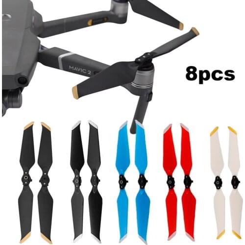 8pcs Quick Release 8743 Propeller for DJI Mavic 2 Pro Zoom Drone Accessories Low-Noise Folding Blade Props Replacement Parts