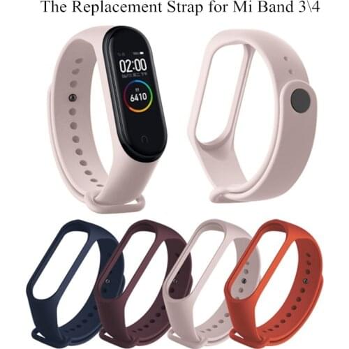 For Xiaomi mi Band 5 4 3 Strap Bracelet Sport smart watch miband 4 Wristband Bracelet For mi band5 Band4 Band 4 3 strap film