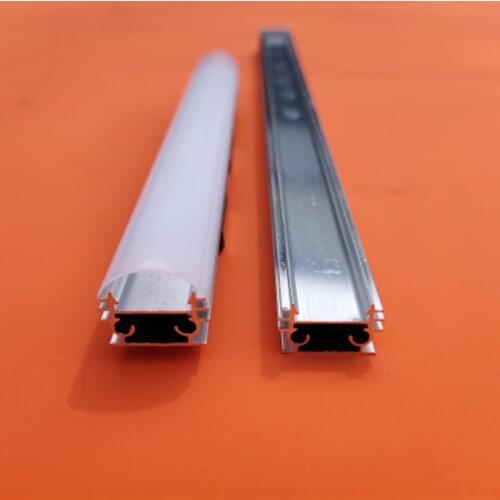 Free Shipping 20PCS/Lot LED Aluminum Profile U Style 2M for 5050 5630 LED Strip,Milky/Transparent Cover Aluminum Channel