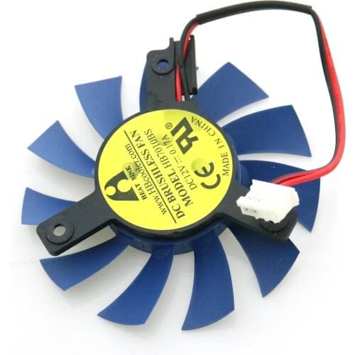 HB7010BS 62mm 42*42*42mm DC12V 0.17A 2Wire 4Pin Graphics Card Cooling Fan