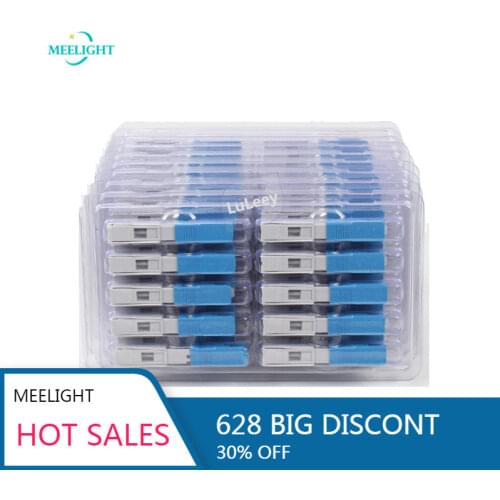 100pcs Embedded fiber cold connector sc/upc quick connector FTTH pre-buried fiber