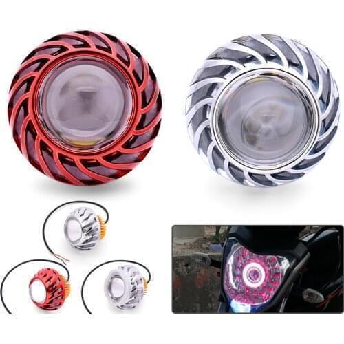 2020 Motorcycle LED Headlights Angel Eyes 34W 2000LM Hi/Lo/Strobe Beam Lamp For Kawasaki Z750 Z800 YAMAHA MT07 MT09 MT10 R1 R3