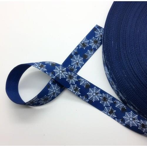 Free Shipping 5 Yards 3/4'' 20mm Wide Printed Grosgrain Ribbon Hair Bow/Christmas/wedding DIY Sewing ,#AD63