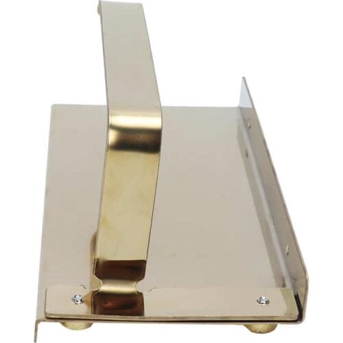 Paper towel holder toilet paper storage Golden Stainless Steel Roll Paper Shelf Bathroom Toilet Paper Holder Rack for Home