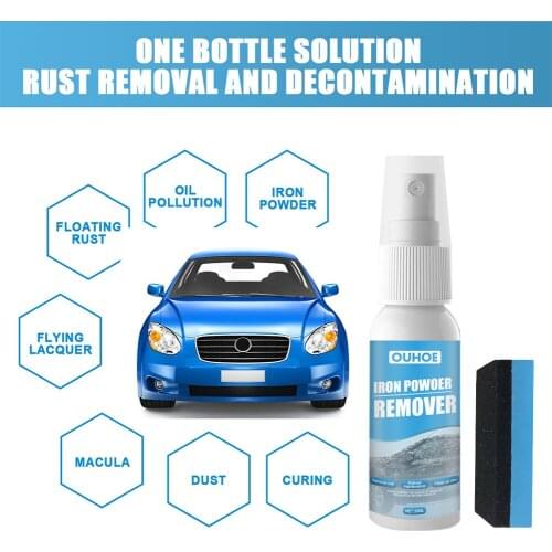 30ml Rust Remover 10.8*2.8cm 2PCS/1 Set Derusting Cleaner Tool Iron Powder
