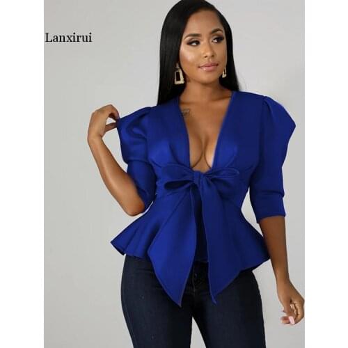 Офисные блузки Lanxirui China At AliExpress