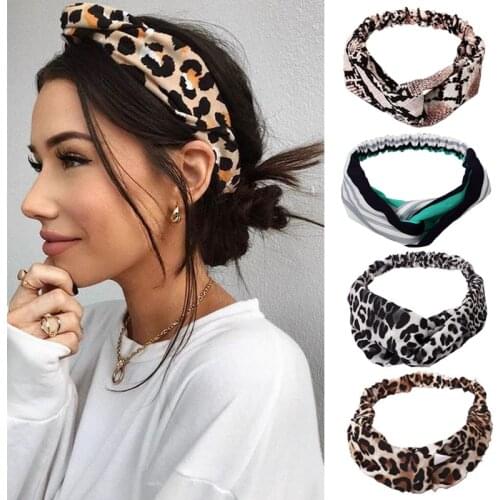 Summer Hair Bands Soft Cross Turban Hairband Women Hair Accessories Girls Headband Fabric Floral Hair Band Ladies Hoop