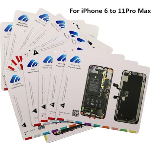 Magnetic Screw Mat for iPhone 7 8 Plus X XS 11 11PRO MAX XR Work Mat Professional Repair Pad