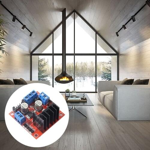 10Pcs L298N Motor Drive Controller Board Module Dual H Bridge DC Stepper Compatible for Arduino Electronic Projects