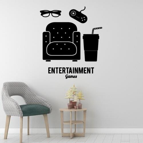 Lovely Game Wallpaper Home Decoration Wall Sticker Decor Living Room Bedroom Removable removable mural