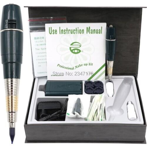 1 set Professional Permanent Make machine Kit tattoo Machine Giant sun for makeup tattoo eyebrow with tattoo ink kit