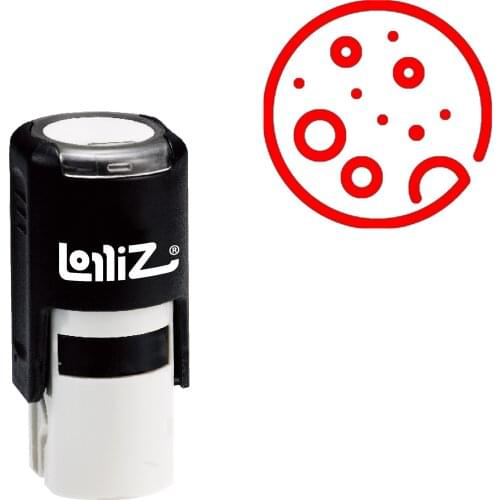 LolliZ Moon Self-Inking Rubber Stamp - Modern Symbol Series
