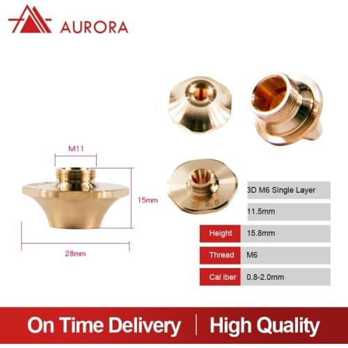 Laser Cutting Machine Nozzle Sp Nozzle Hans Single Double Layer Quick Cutting Laser Machine Accessories