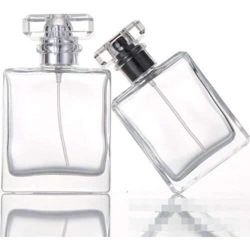 Perfume bottle glass beautiful Spray Bottle Mini Empty Beauty Cosmetic Containers Portable Refillable Travel Spray Atomizer