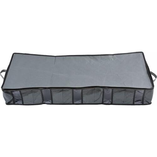 Large Capacity Under Bed Storage Bag Non-woven Clothing Dust-proof Folding Storage Bags 5 Compartments Clothes Organizer Box